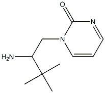 1-(2-amino-3,3-dimethylbutyl)pyrimidin-2(1H)-one Struktur