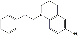 1-(2-phenylethyl)-1,2,3,4-tetrahydroquinolin-6-amine Struktur