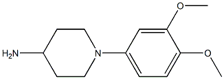 1-(3,4-dimethoxyphenyl)piperidin-4-amine Struktur