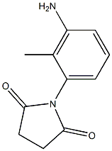 1-(3-amino-2-methylphenyl)pyrrolidine-2,5-dione Struktur