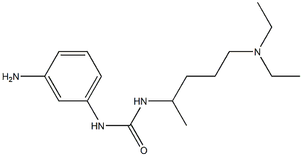 1-(3-aminophenyl)-3-[5-(diethylamino)pentan-2-yl]urea Struktur