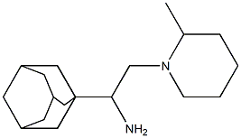 1-(adamantan-1-yl)-2-(2-methylpiperidin-1-yl)ethan-1-amine Struktur