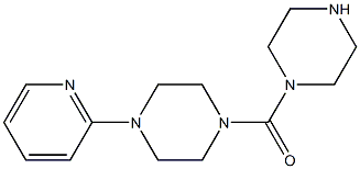 1-(piperazin-1-ylcarbonyl)-4-(pyridin-2-yl)piperazine Struktur