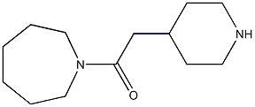 1-(piperidin-4-ylacetyl)azepane Struktur