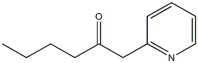 1-(pyridin-2-yl)hexan-2-one Struktur