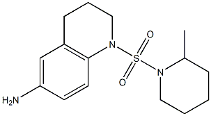 1-[(2-methylpiperidine-1-)sulfonyl]-1,2,3,4-tetrahydroquinolin-6-amine Struktur