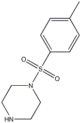 1-[(4-methylbenzene)sulfonyl]piperazine Struktur