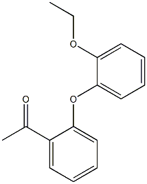 1-[2-(2-ethoxyphenoxy)phenyl]ethan-1-one Struktur