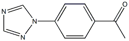 1-[4-(1H-1,2,4-triazol-1-yl)phenyl]ethan-1-one Struktur