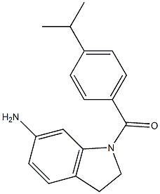 1-{[4-(propan-2-yl)phenyl]carbonyl}-2,3-dihydro-1H-indol-6-amine Struktur