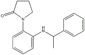 1-{2-[(1-phenylethyl)amino]phenyl}pyrrolidin-2-one Struktur