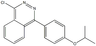 1-chloro-4-[4-(propan-2-yloxy)phenyl]phthalazine Struktur