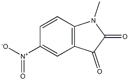 1-methyl-5-nitro-2,3-dihydro-1H-indole-2,3-dione Struktur