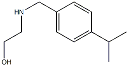 2-({[4-(propan-2-yl)phenyl]methyl}amino)ethan-1-ol Struktur