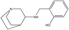 2-({1-azabicyclo[2.2.2]octan-3-ylamino}methyl)phenol Structure