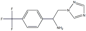 2-(1H-1,2,4-triazol-1-yl)-1-[4-(trifluoromethyl)phenyl]ethan-1-amine Struktur