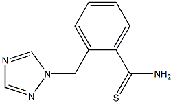 2-(1H-1,2,4-triazol-1-ylmethyl)benzenecarbothioamide Struktur