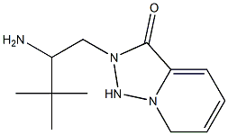 2-(2-amino-3,3-dimethylbutyl)-2H,3H-[1,2,4]triazolo[3,4-a]pyridin-3-one Struktur