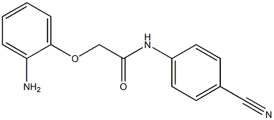 2-(2-aminophenoxy)-N-(4-cyanophenyl)acetamide Struktur