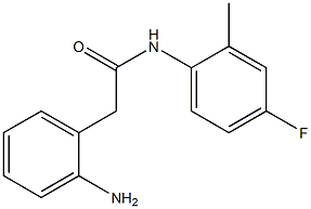 2-(2-aminophenyl)-N-(4-fluoro-2-methylphenyl)acetamide Struktur