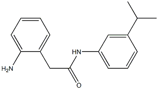 2-(2-aminophenyl)-N-[3-(propan-2-yl)phenyl]acetamide Struktur