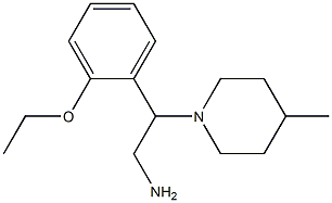 2-(2-ethoxyphenyl)-2-(4-methylpiperidin-1-yl)ethanamine Struktur