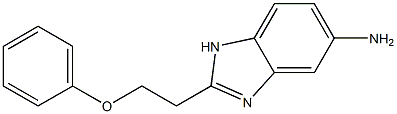 2-(2-phenoxyethyl)-1H-benzimidazol-5-amine Struktur