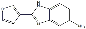 2-(3-furyl)-1H-benzimidazol-5-amine Struktur