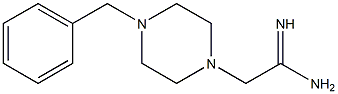 2-(4-benzylpiperazin-1-yl)ethanimidamide Struktur