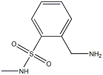 2-(aminomethyl)-N-methylbenzenesulfonamide Struktur