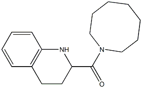 2-(azocan-1-ylcarbonyl)-1,2,3,4-tetrahydroquinoline Struktur