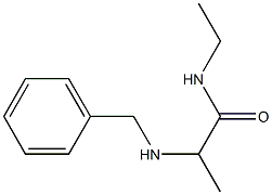 2-(benzylamino)-N-ethylpropanamide Struktur