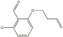 2-(but-3-en-1-yloxy)-6-chlorobenzaldehyde Struktur