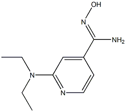 2-(diethylamino)-N'-hydroxypyridine-4-carboximidamide Struktur