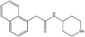 2-(naphthalen-1-yl)-N-(piperidin-4-yl)acetamide Struktur