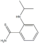 2-(propan-2-ylamino)benzene-1-carbothioamide Struktur