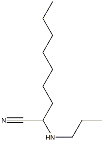 2-(propylamino)nonanenitrile Struktur