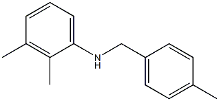 2,3-dimethyl-N-[(4-methylphenyl)methyl]aniline Struktur