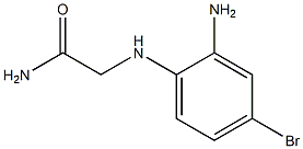 2-[(2-amino-4-bromophenyl)amino]acetamide Struktur