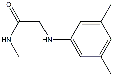 2-[(3,5-dimethylphenyl)amino]-N-methylacetamide Struktur