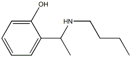 2-[1-(butylamino)ethyl]phenol Struktur