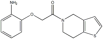 2-[2-(6,7-dihydrothieno[3,2-c]pyridin-5(4H)-yl)-2-oxoethoxy]aniline Struktur