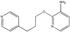 2-[3-(pyridin-4-yl)propoxy]pyridin-3-amine Struktur