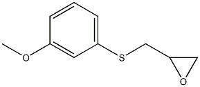 2-{[(3-methoxyphenyl)sulfanyl]methyl}oxirane Struktur