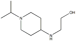 2-{[1-(propan-2-yl)piperidin-4-yl]amino}ethan-1-ol Struktur