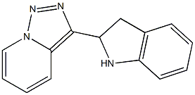 2-{[1,2,4]triazolo[3,4-a]pyridin-3-yl}-2,3-dihydro-1H-indole Struktur