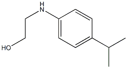 2-{[4-(propan-2-yl)phenyl]amino}ethan-1-ol Struktur