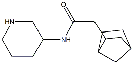 2-{bicyclo[2.2.1]heptan-2-yl}-N-(piperidin-3-yl)acetamide Struktur