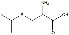 2-amino-3-(isopropylthio)propanoic acid Struktur