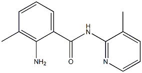 2-amino-3-methyl-N-(3-methylpyridin-2-yl)benzamide Struktur